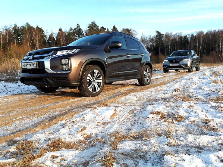 Меряемся приводами: сравнительный тест-драйв Renault Arkana и Mitsubishi ASX