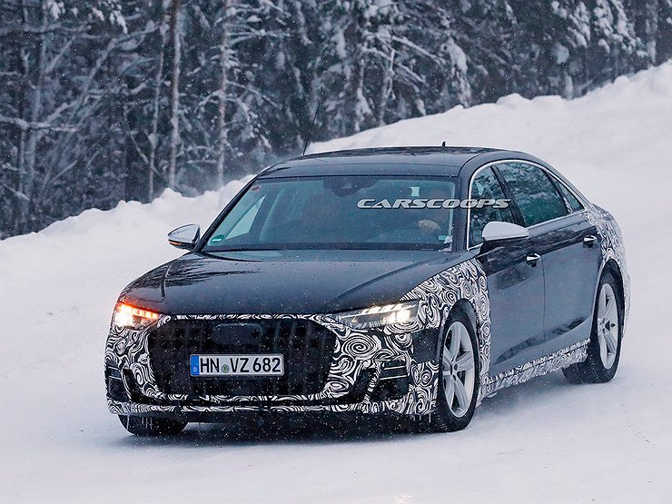 В сети появились фото новой роскошной версии Audi А8