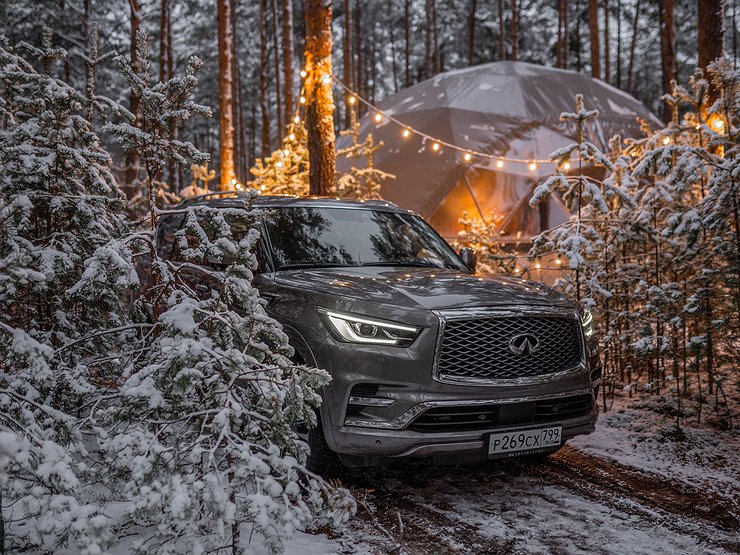 Доспехи великана: первый тест-драйв обновленного Infiniti QX80