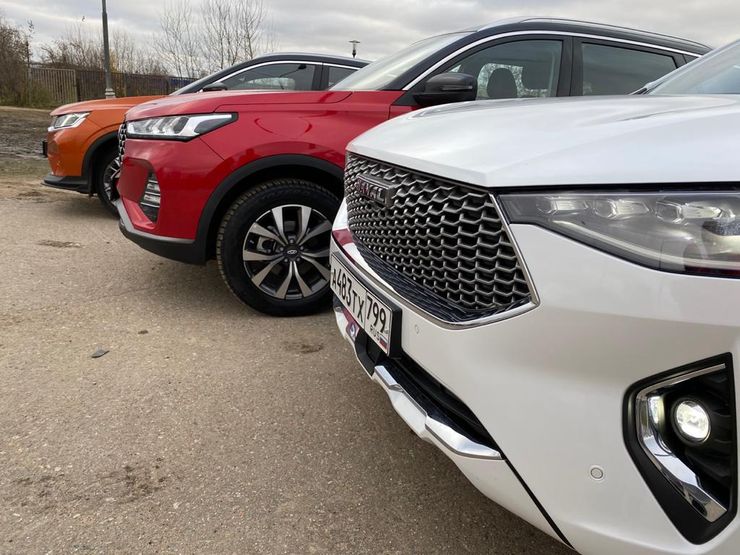 Какой китаец круче: сравнительный тест Geely Coolray, Haval F7 и Chery Tiggo 7 Pro