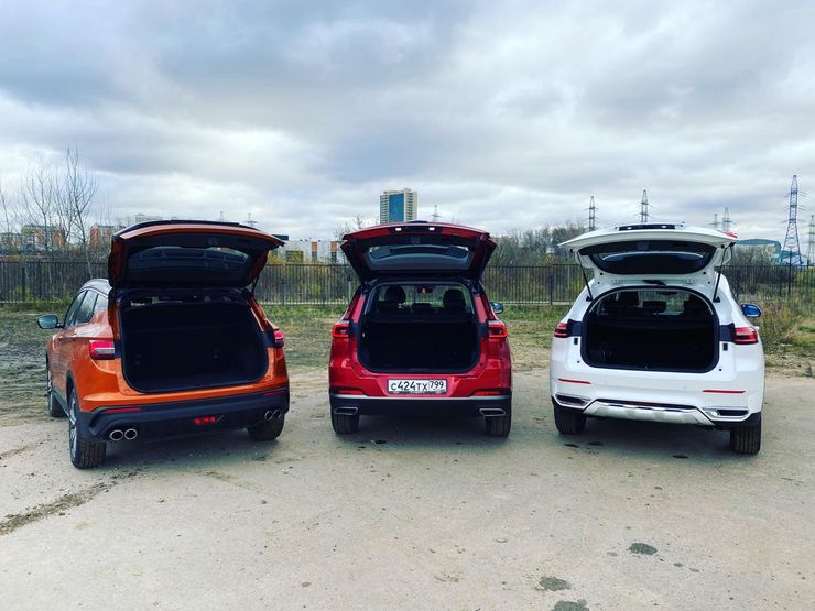 Какой китаец круче: сравнительный тест Geely Coolray, Haval F7 и Chery Tiggo 7 Pro