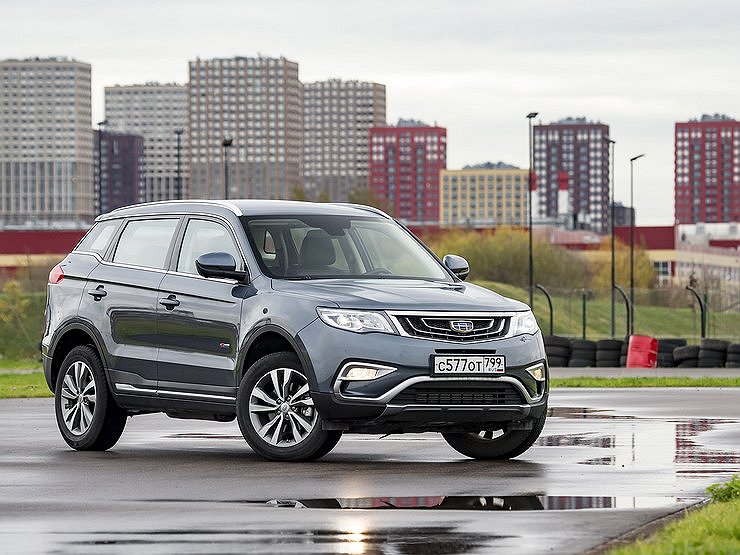 В России отзывают кроссоверы Geely Atlas из-за проблем на морозе