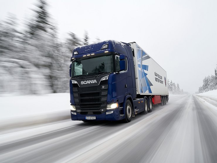 Scania вывела на дороги «грузовики будущего» 1 Scania вывела на дороги «грузовики будущего»