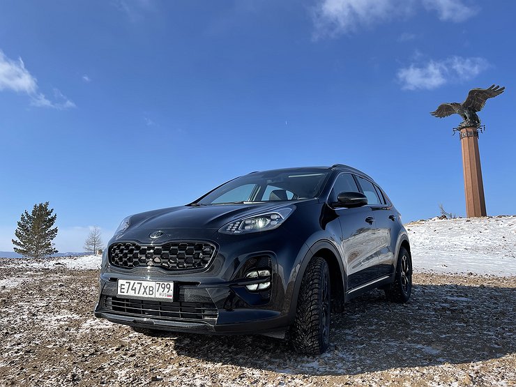 Экстремальное решение Kia Sportage: называйте меня черным