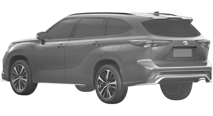 В России запатентовали спортивную версию кроссовера Toyota Highlander