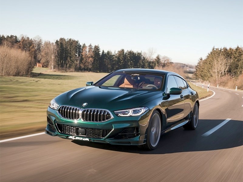 В Alpina покзали свое видение заряженного седана BMW 8-серии