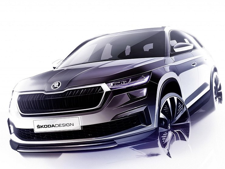 Названа дата премьеры обновленного кроссовера Skoda Kodiaq 1 Названа дата премьеры обновленного кроссовера Skoda Kodiaq