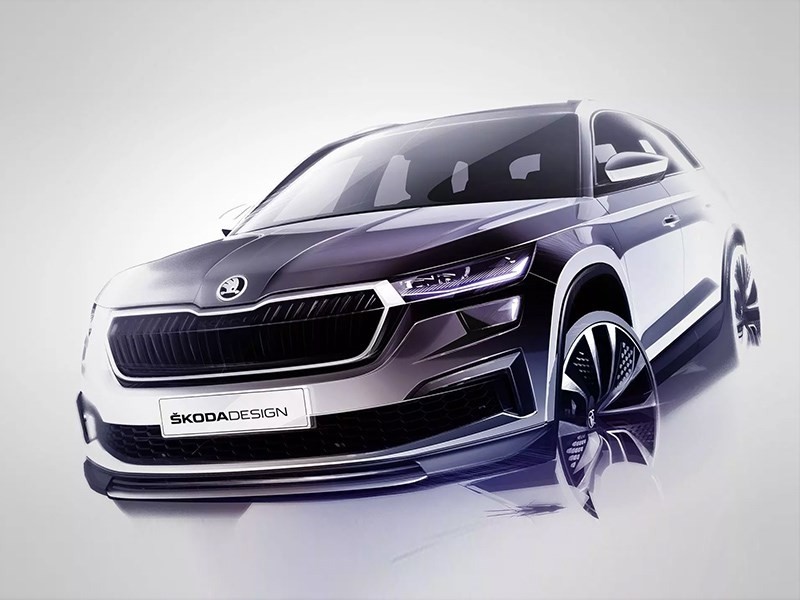 Skoda готовится к презентации нового Kodiaq