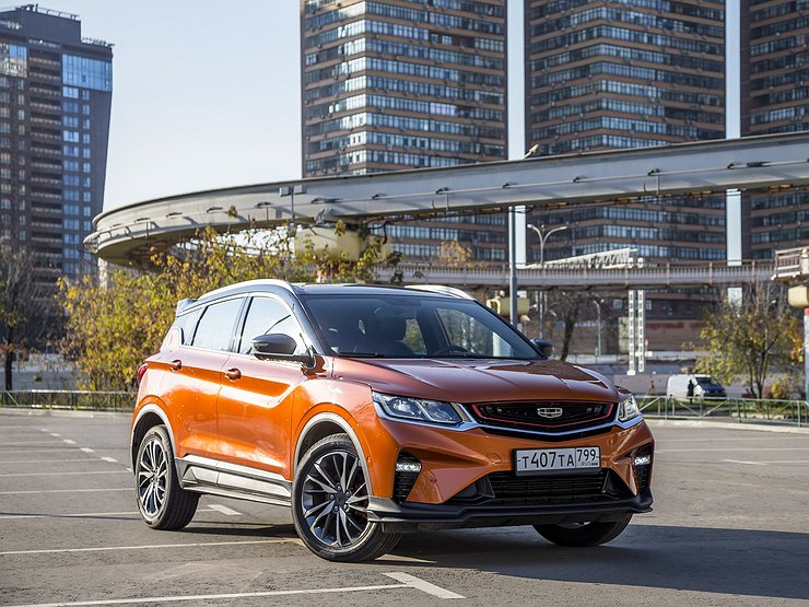 Кроссовер Coolray стал самой популярной моделью Geely в России