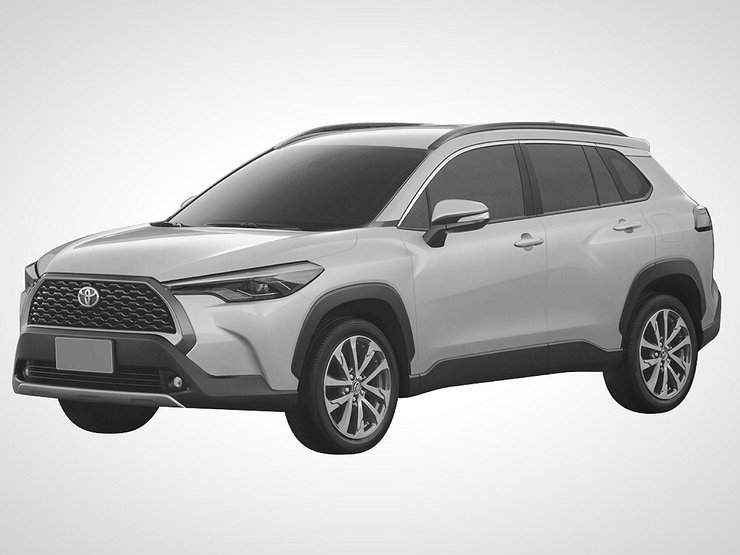 Кроссовер Toyota Corolla Cross запатентовали в России