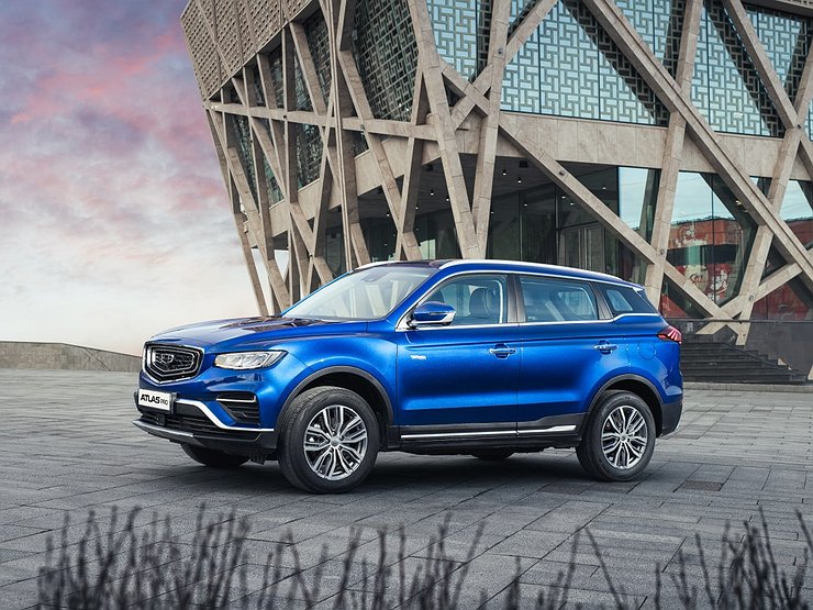Geely рассекретила технические характеристики кроссовера Atlas Pro для России