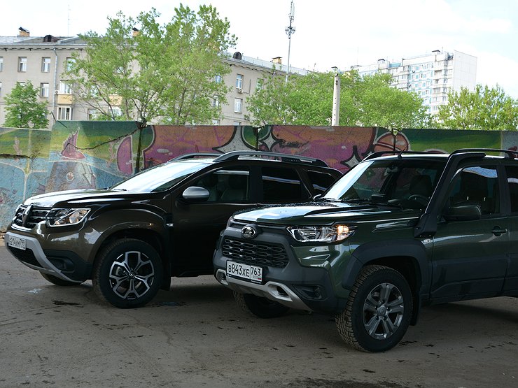 Битва реинкарнаций: сравнительный тест LADA Niva Travel и Renault Duster
