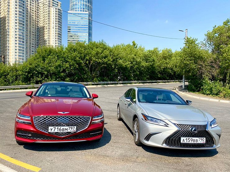Борзость против опыта: сравнительный тест-драйв Genesis G80 и Lexus ES