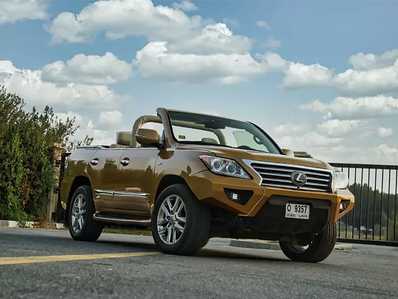 Lexus LX превратили в кабриолет
