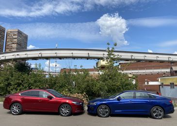Вырви глаз: сравнительный тест-драйв Mazda6 и Kia K5