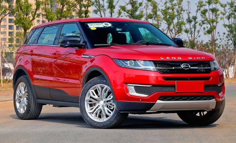 Китайский Landwind X7 скопировал дизайн Evoque