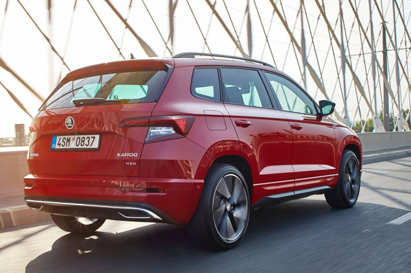 Skoda Karoq Sportline: версия со спортивным декором
