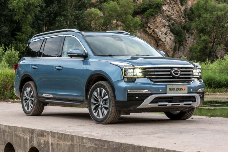 Обзор GAC GS8 2021: цена и комплектации, фото новой модели, характеристики