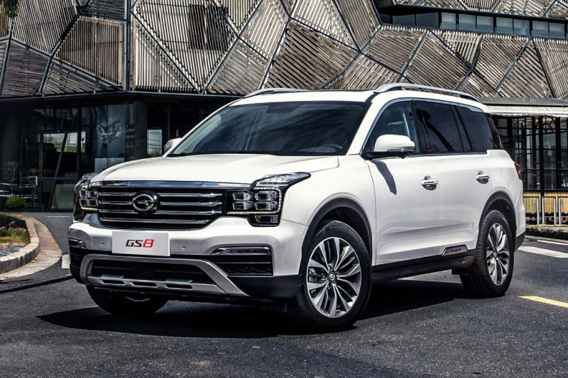 Обзор GAC GS8 2021: цена и комплектации, фото новой модели, характеристики