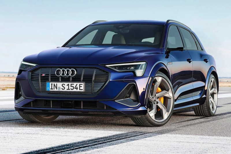 Audi e-tron S: серийный электрокар с тремя электромоторами