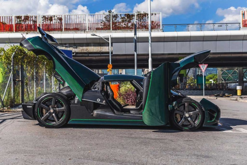 Торги за темно-зеленый Koenigsegg Agera S перешагнули отметку в 70 млн рублей