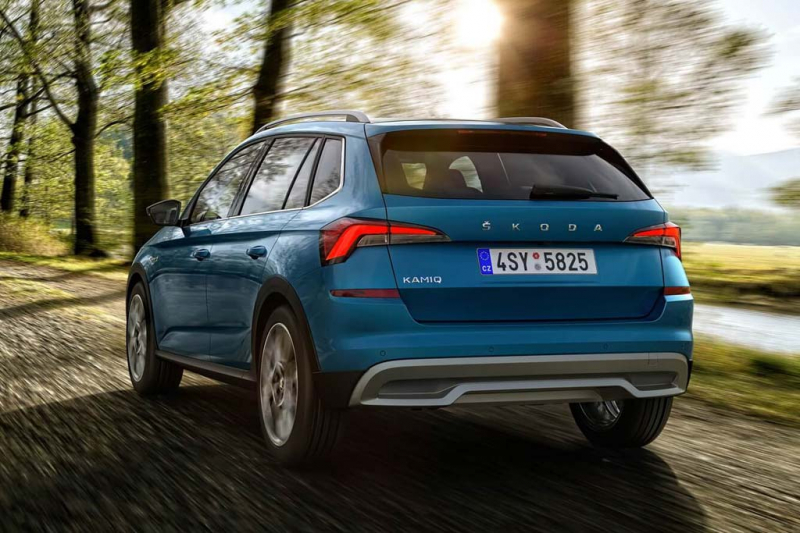Анонсированный паркетник Skoda Kamiq Scoutline презентуют в Женеве