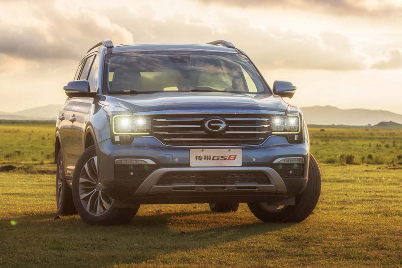 Обзор GAC GS8 2021: цена и комплектации, фото новой модели, характеристики