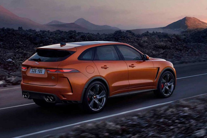 Британцы презентовали Jaguar F-Pace SVR 2021: кроссовер поехал быстрее