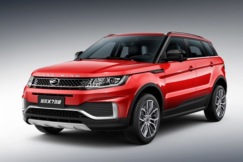 Китайский Landwind X7 скопировал дизайн Evoque