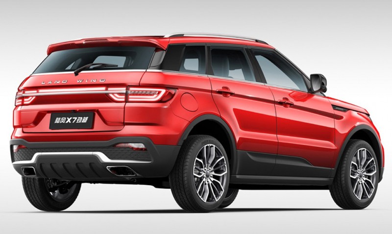 Китайский Landwind X7 скопировал дизайн Evoque