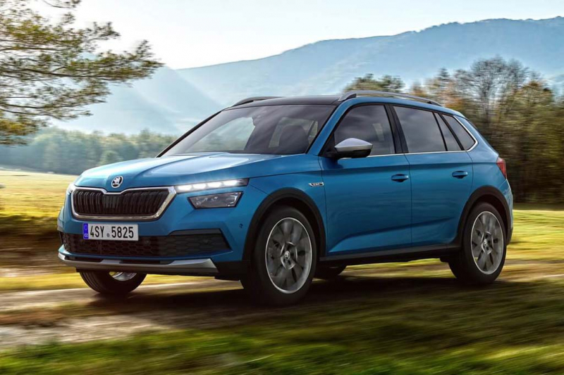 Анонсированный паркетник Skoda Kamiq Scoutline презентуют в Женеве