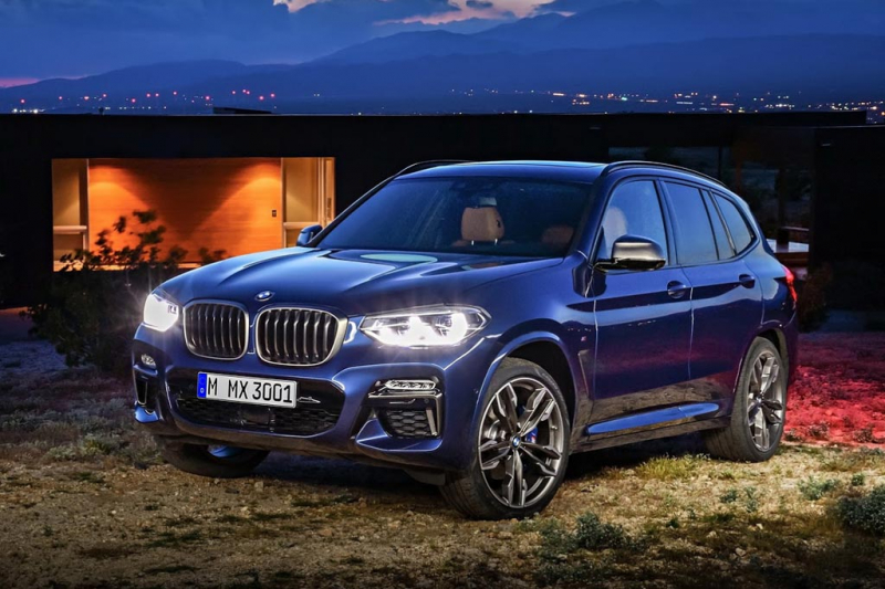 Подогретый кроссовер BMW X3 M40i в кузове G01