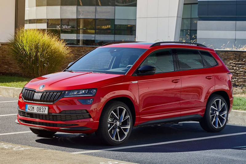 Skoda Karoq Sportline: версия со спортивным декором