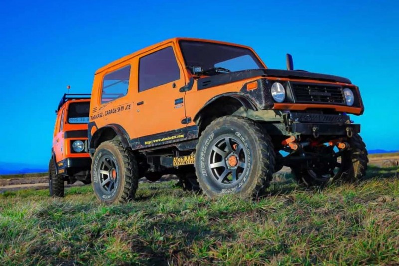 Внедорожник Suzuki Jimny превратили в туристический прицеп