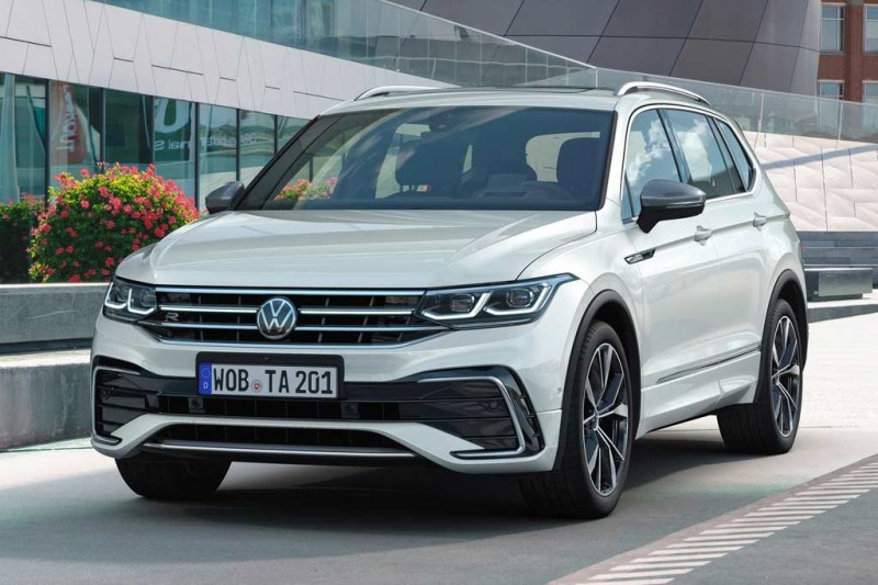 Удлиненный Volkswagen Tiguan Allspace 2021 обновили вслед за обычным Тигуаном