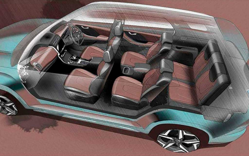 Hyundai Alcazar: подросший вариант Креты с третьим рядом сидений