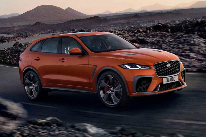 Британцы презентовали Jaguar F-Pace SVR 2021: кроссовер поехал быстрее