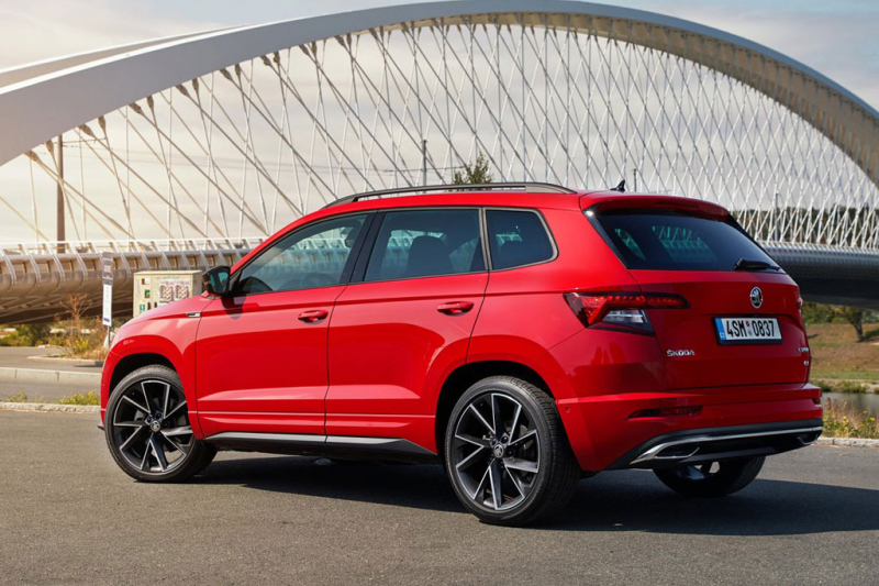 Skoda Karoq Sportline: версия со спортивным декором