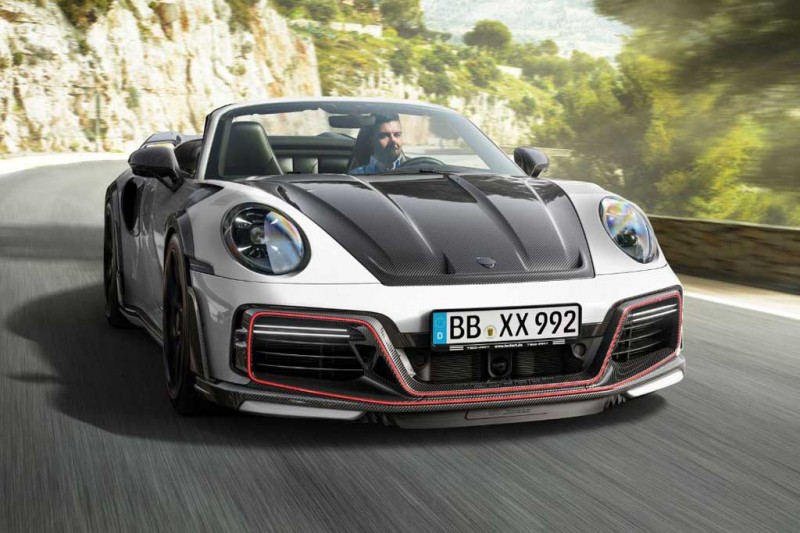 Кабриолет Porsche 911 Turbo получил модификацию GTstreet R от ателье TechArt
