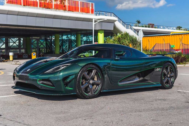 Торги за темно-зеленый Koenigsegg Agera S перешагнули отметку в 70 млн рублей