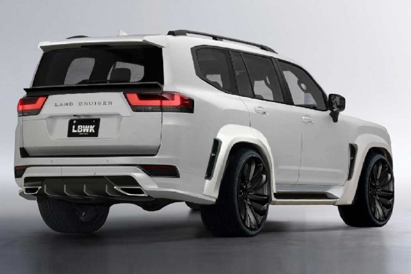 Toyota Land Cruiser 300 вскоре получит агрессивный обвес от Liberty Walk 1 Toyota Land Cruiser 300 вскоре получит агрессивный обвес от Liberty Walk