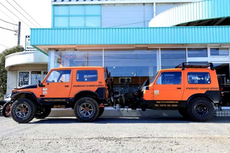 Внедорожник Suzuki Jimny превратили в туристический прицеп