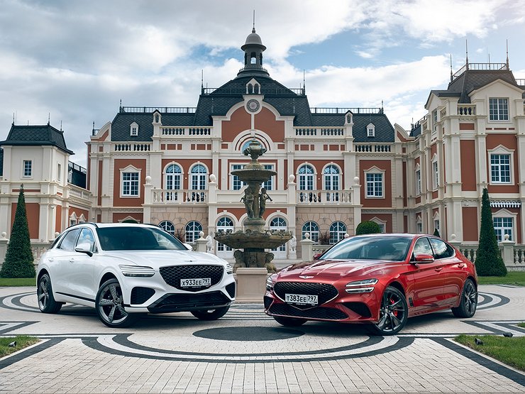 Сладкая парочка: тест-драйв кроссовера Genesis GV70 и седана G70