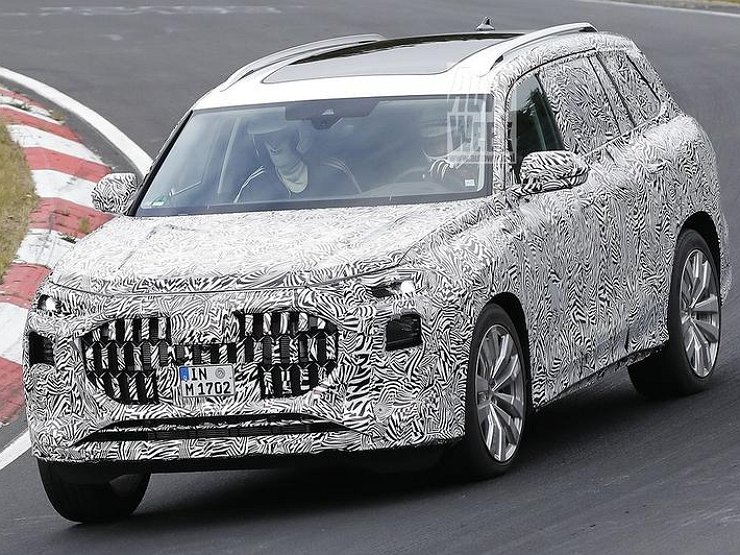 Новейший кроссовер Audi Q9 испытали на Нюрбургринге