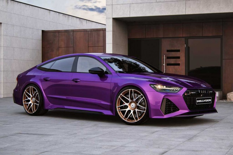 «Заряженный» Audi RS7 от Wheelsandmore оказался мощнее гиперкара Bugatti Veyron