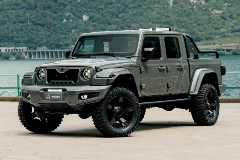 Jeep Gladiator получил внедорожную модификацию от итальянского ателье MILITEM