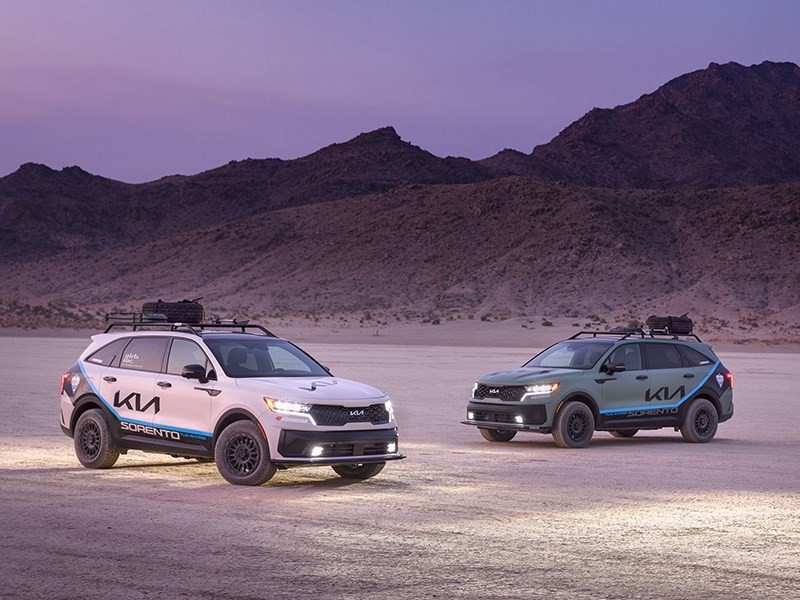 Kia Sorento превратили в раллийный внедорожник
