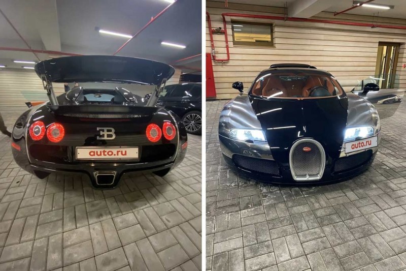 В Москве на продажу выставили гиперкар Bugatti Veyron: цена вопроса 110 млн рублей