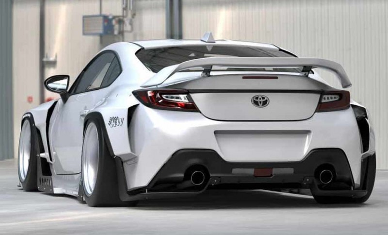 Двухдверка Toyota GR 86 примерила широкоюзеляжный обвес Rocket Bunny
