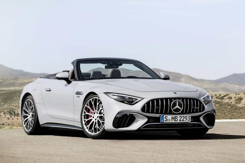 Родстер Mercedes-SL AMG 2022 дебютировал в версиях SL 55 и SL 63